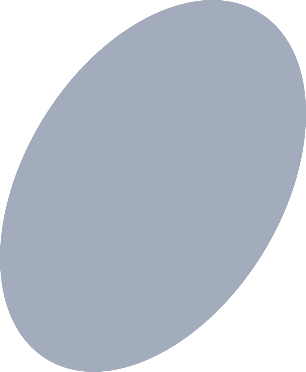 dark gray oval